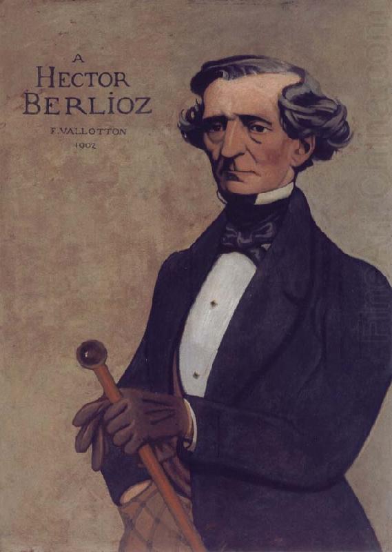 Felix Vallotton Portrait decoratif of Hector Berlioz china oil painting image
